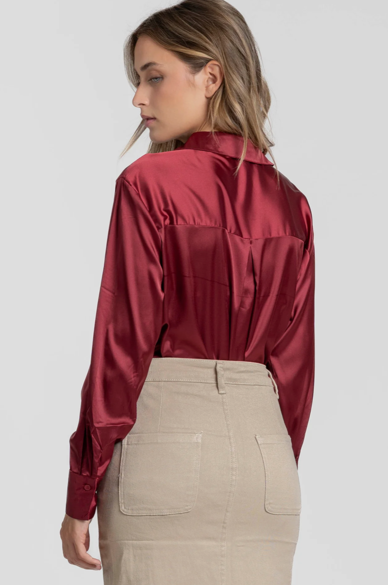 Chemise Fluide Élégante Satinée