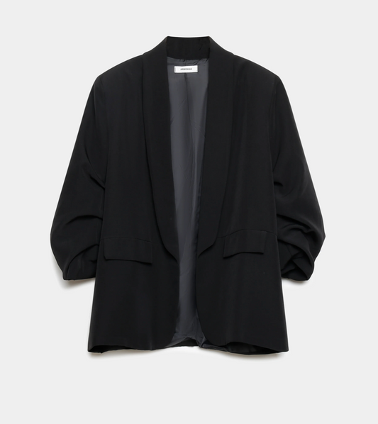 Veste Blazer Oversize Élégante, Grande Taille