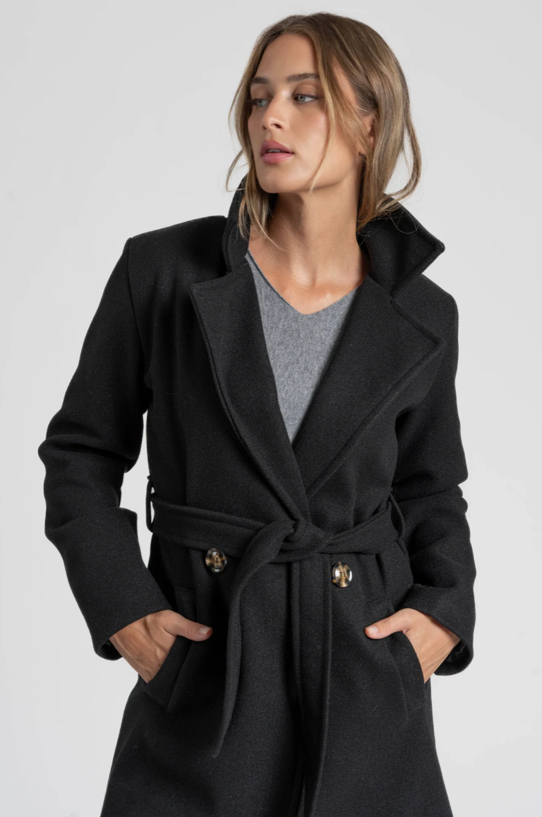 Trench d’Hiver Long Élégant