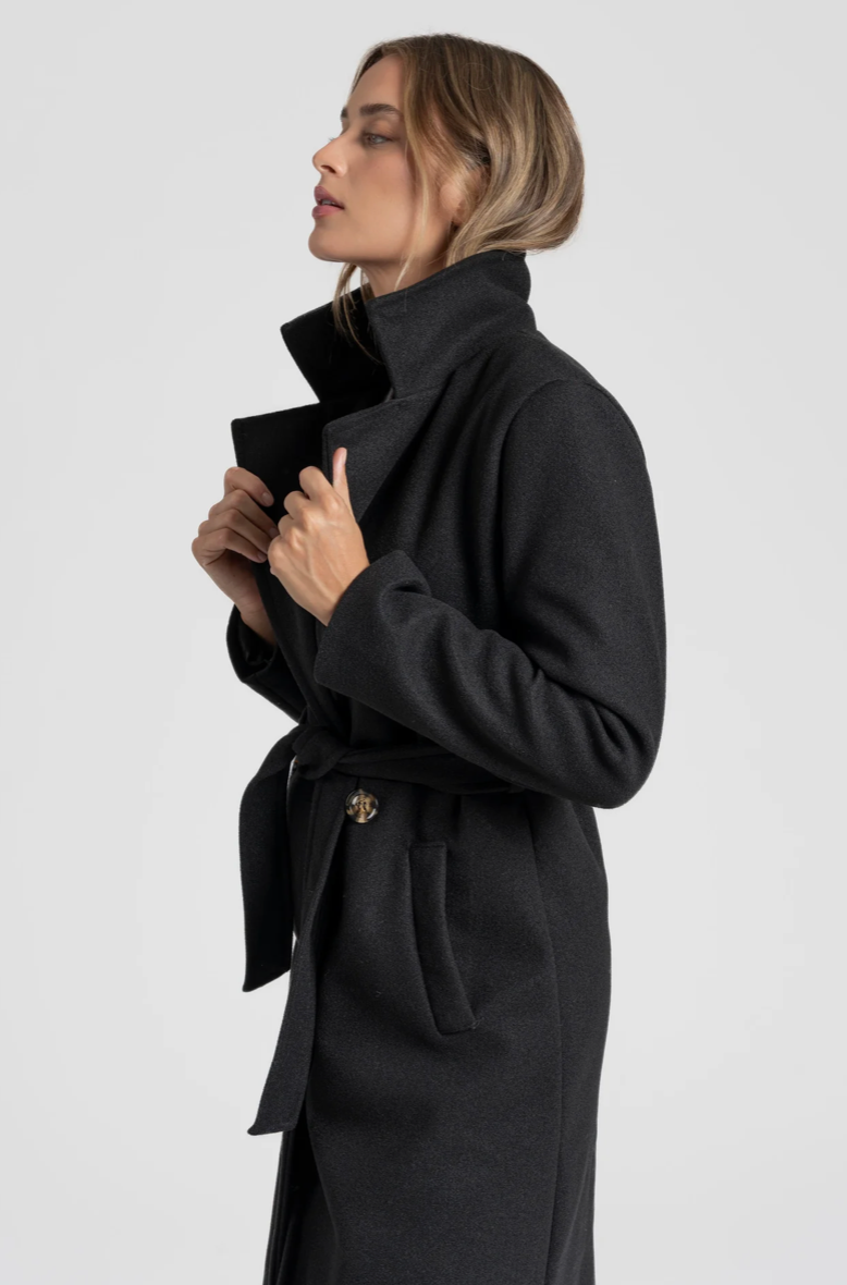 Trench d’Hiver Long Élégant