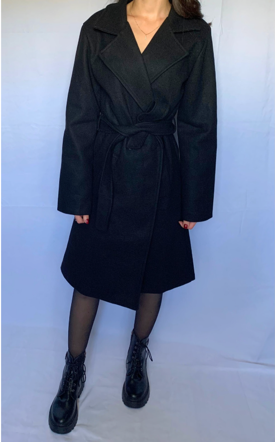 Trench d’Hiver Long Élégant