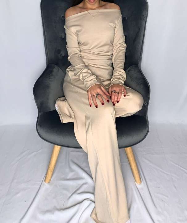 Ensemble Beige Décontracté & Élégant