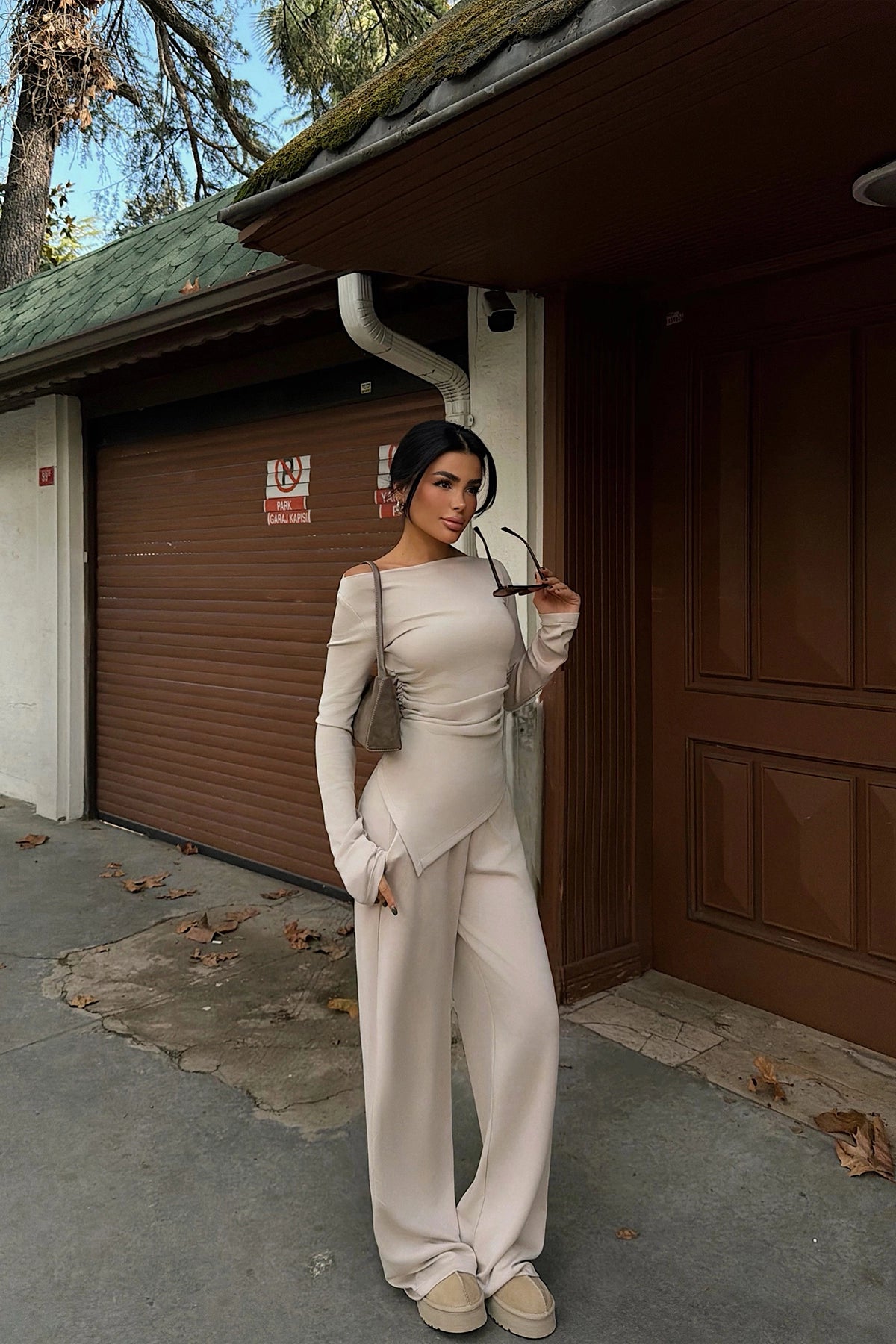 Ensemble Beige Décontracté & Élégant