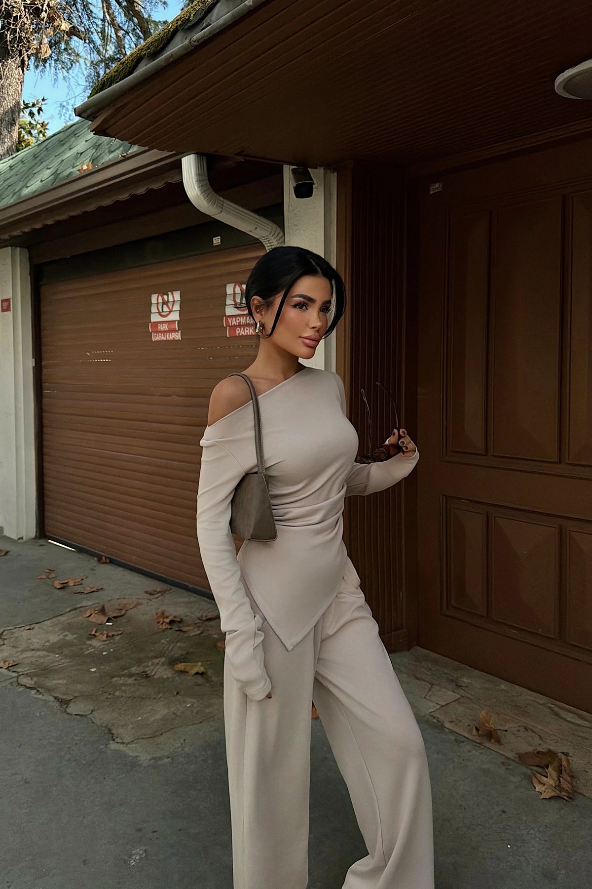 Ensemble Beige Décontracté & Élégant