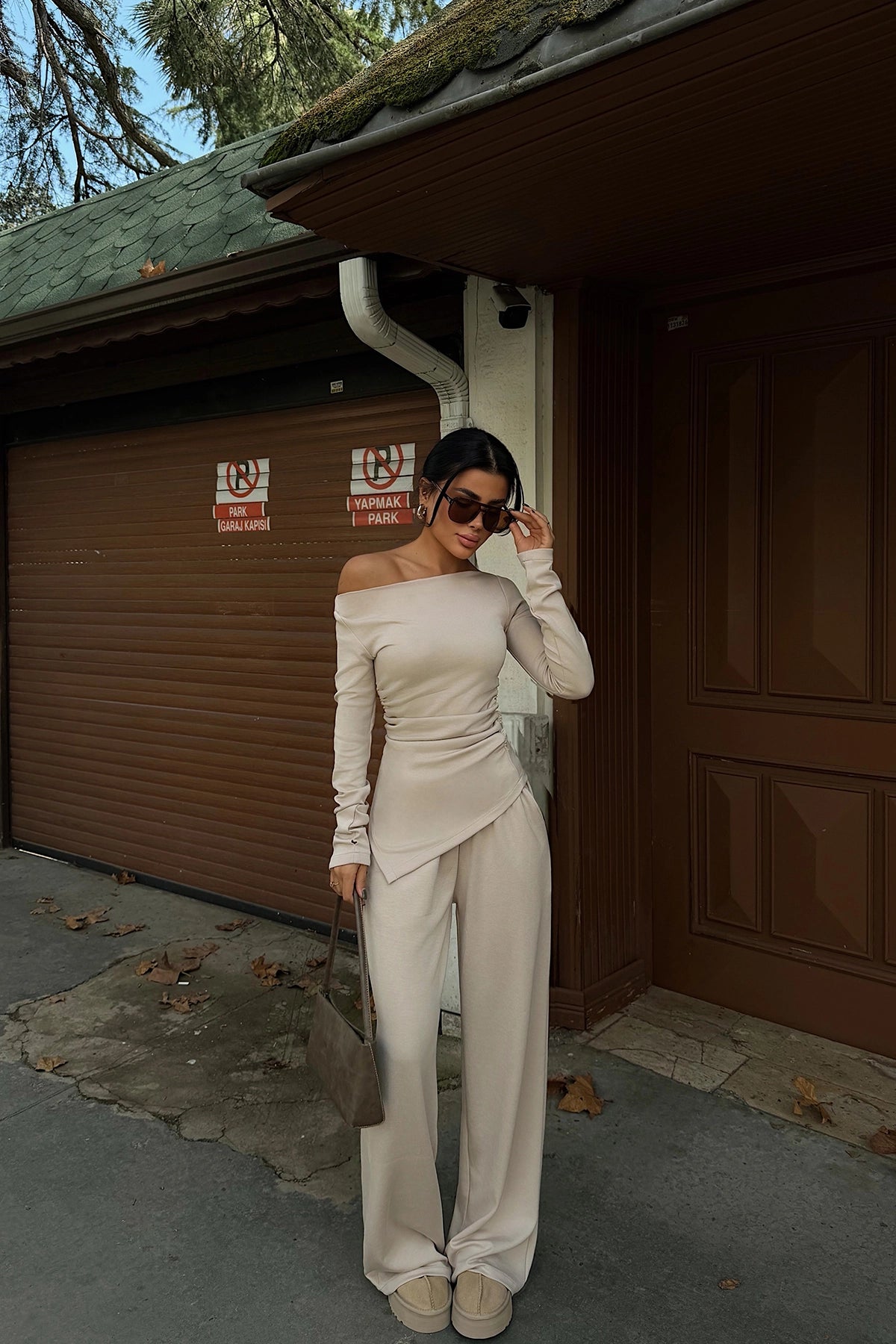 Ensemble Beige Décontracté & Élégant